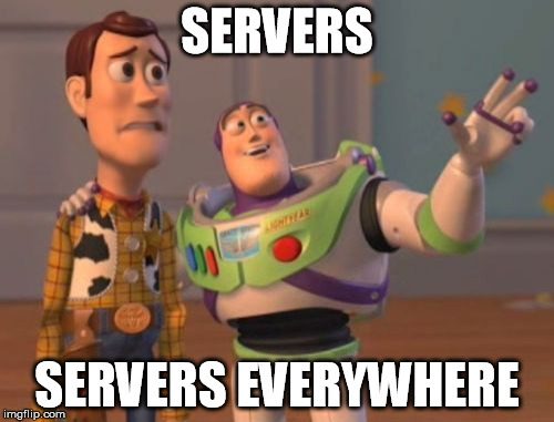 servery, všude servery
